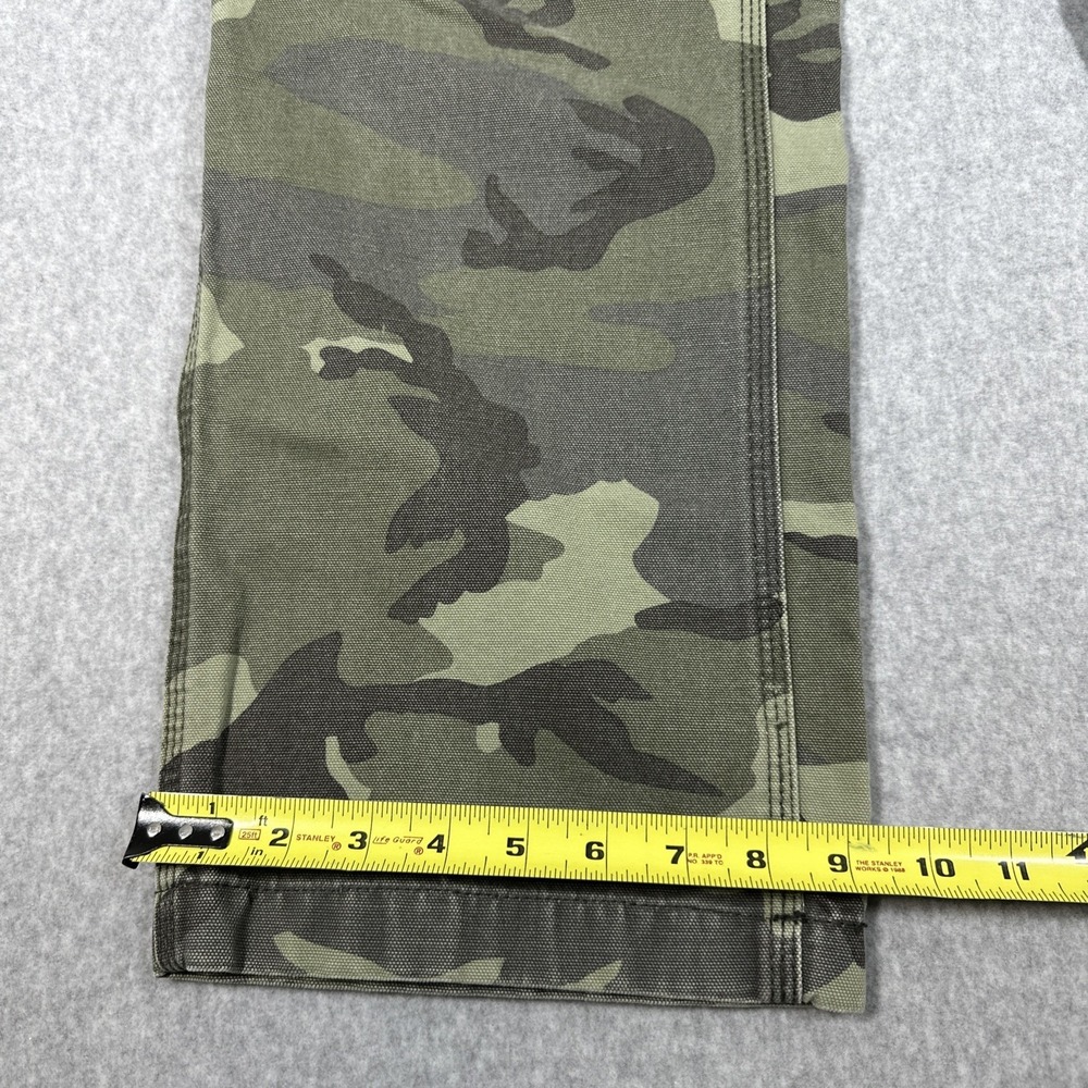 Craftsman Men's Camo Canvas Carpenter Work Pants Size 36x30 Loose Baggy Skater - Picture 9 of 14